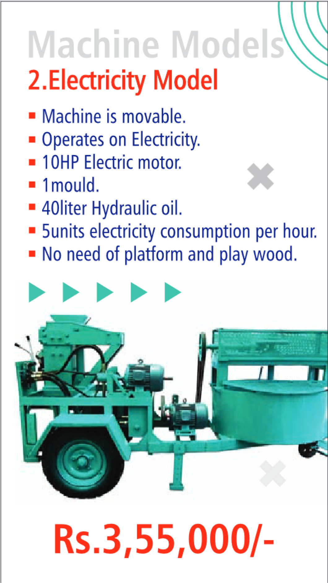 Hanje Bricks Electricity Model Brick Machine